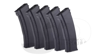 E&L AK47 120rd Magazine (5 Pack - Black)