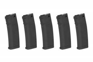 Specna Arms 125rd S-Mag Mid Capacity Set (5pcs) / Black