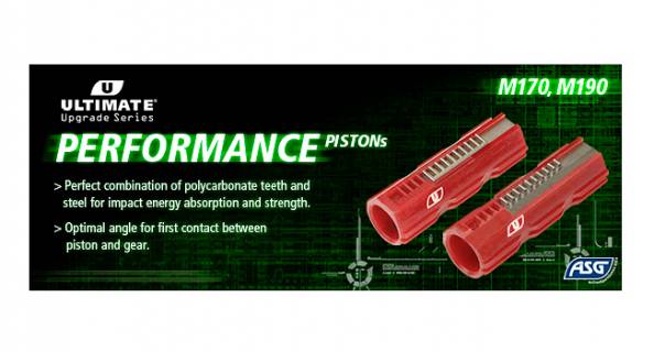 Ultimate Piston Polycarbonate M170 Red