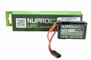 NP Power 11.1v 1300mAh PEQ Micro Lipo / Tamiya