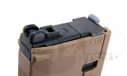 Guns Modify EVO 35rd Gas Magazine for TM MWS GBB Series / FDE