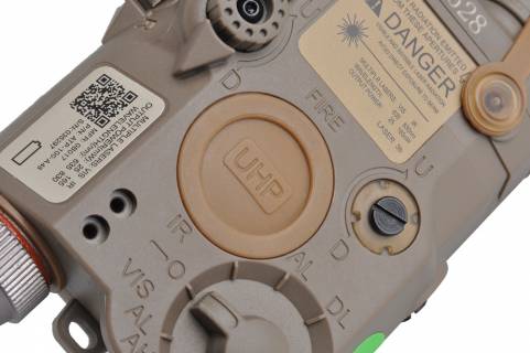 GK Tactical LA-5 PEQ15 Red / IR Laser Aiming Module / Tan