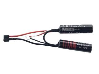 Titan Power 7.4v 3000mah Nunchuck Battery / Deans