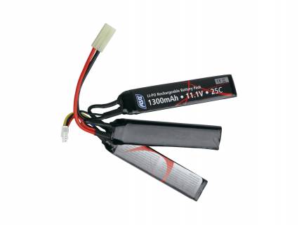 ASG Battery 11.1v 1300mAh (Split) Li-Po