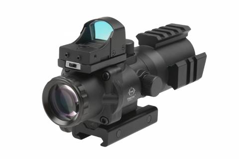 Theta Optics&trade; Rhino 4X32 Scope / 4x32 Red Dot