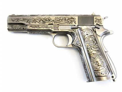 WE 1911 Chrome Etched Special Edition