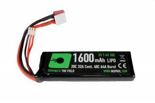 Nuprol Power 7.4v 1600mAh Lipo Battery / Deans