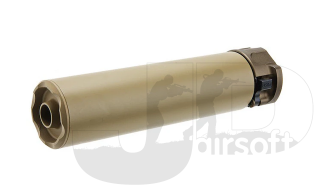 GK Tactical SOCOM 556 RC2 Suppressor V2 14mm CCW / Tan