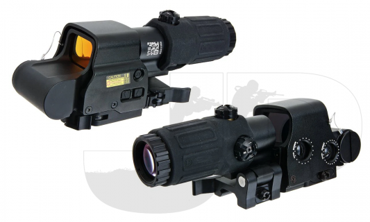 Holy Warrior HWS EXPS3 Weapon Red Dot Sight w/ G33 Scope / Black