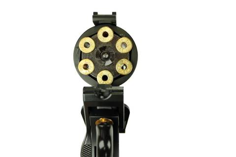 Gun Heaven Webley MkVI CO2 Service Revolver / Black