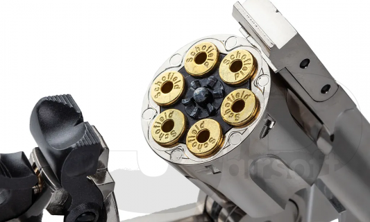 ASG Schofield 6" Revolver - .177 / Silver w/ Ivory Grips