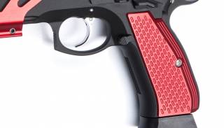 ASG CZ SP-01 Shadow Aluminium Grip Shells - Red