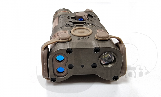 GK Tactical L3-NGAL Red / IR LED Laser Aiming Module / Tan