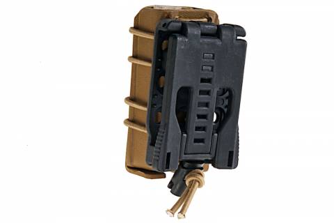 GK Tactical 0305 Kydex Single Stack Pistol Magazine Carrier / Black / Coyote