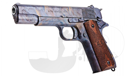 Cybergun Colt Licensed Auto-Ordnance 1911 Marble & Wood Grip (C12)