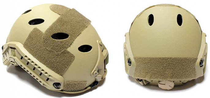 Nuprol FAST Railed Helmet - Tan