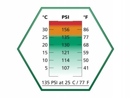 ASG ULTRAIR Power Propellent Gas / 135 PSI /Green