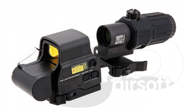 Holy Warrior HWS EXPS3 Weapon Red Dot Sight w/ G33 Scope / Black