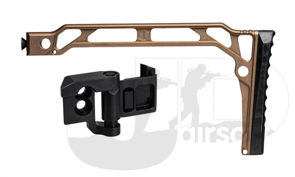 5KU SS-8RP Style Skeleton Stock (for 1913 Picatinny Rail) / FDE