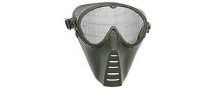 Strike Systems Green Medium Grid Mask in Olive Drab