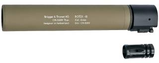 BT Rotex III Silencer for M4/M15 - Tan