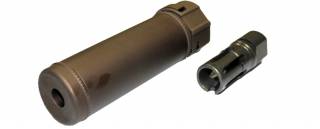 SF 6inch Quick Detach Silencer Bronze inc flashhider CCW