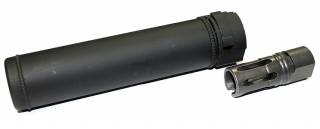 SF 7.5inch Quick Detach Silencer Black inc flashhider CCW