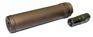 SF 7.5inch Quick Detach Silencer Bronze inc flashhider CCW